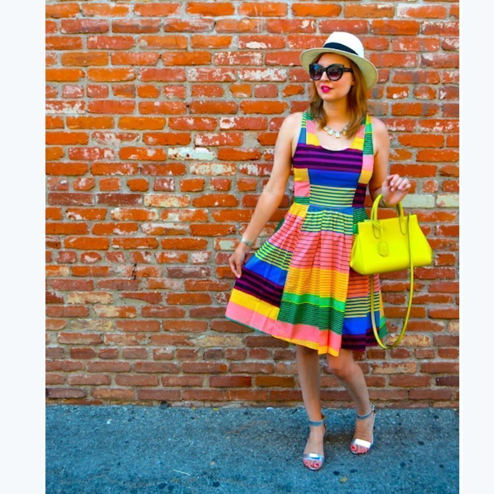 Anthropologie Tracey Reese Meeko striped dress